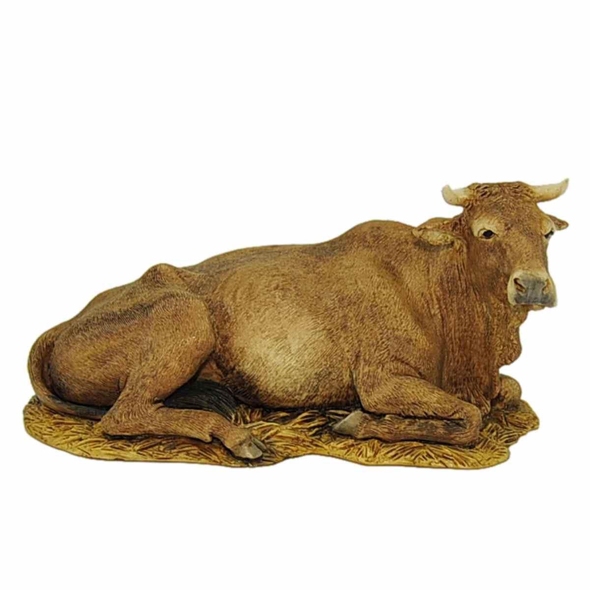 Statua cm.15 Bue Sdraiato Serie Collection | Moranduzzo