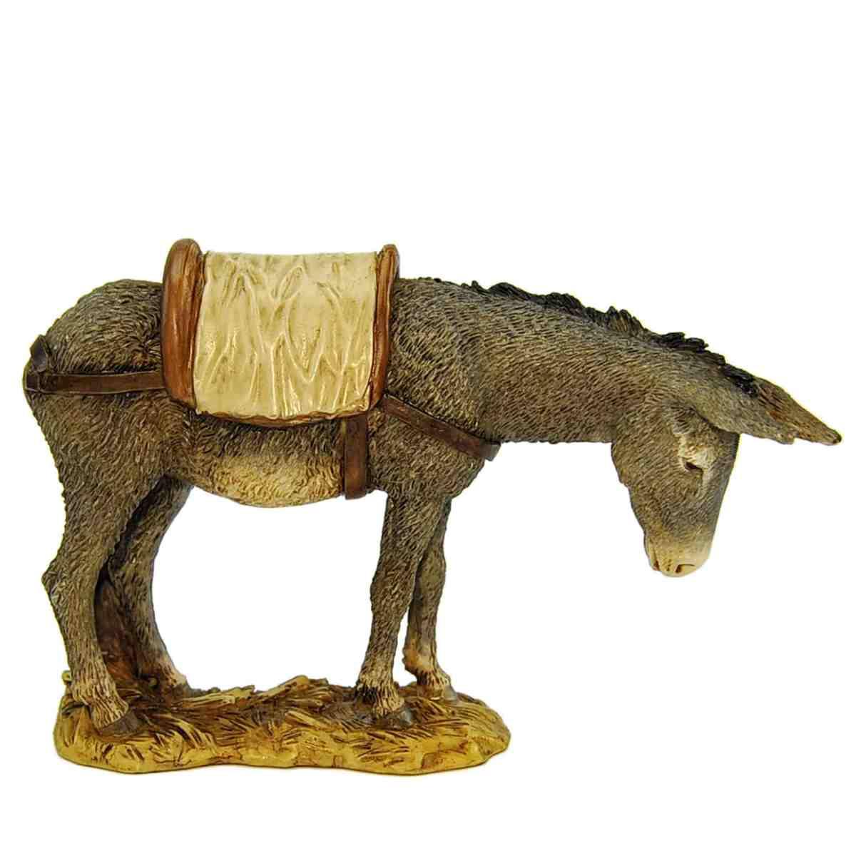 Statua cm.15 Asino con la Sella Collection |Moranduzzo