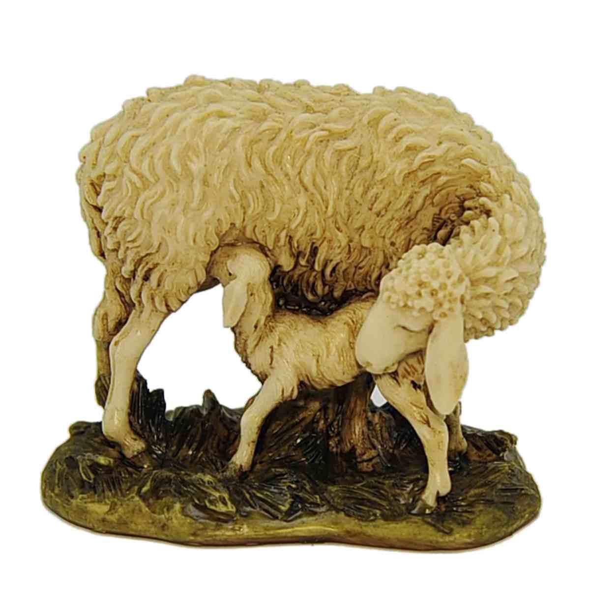 Statua cm.15 Pecora e Agnello Collection | Moranduzzo