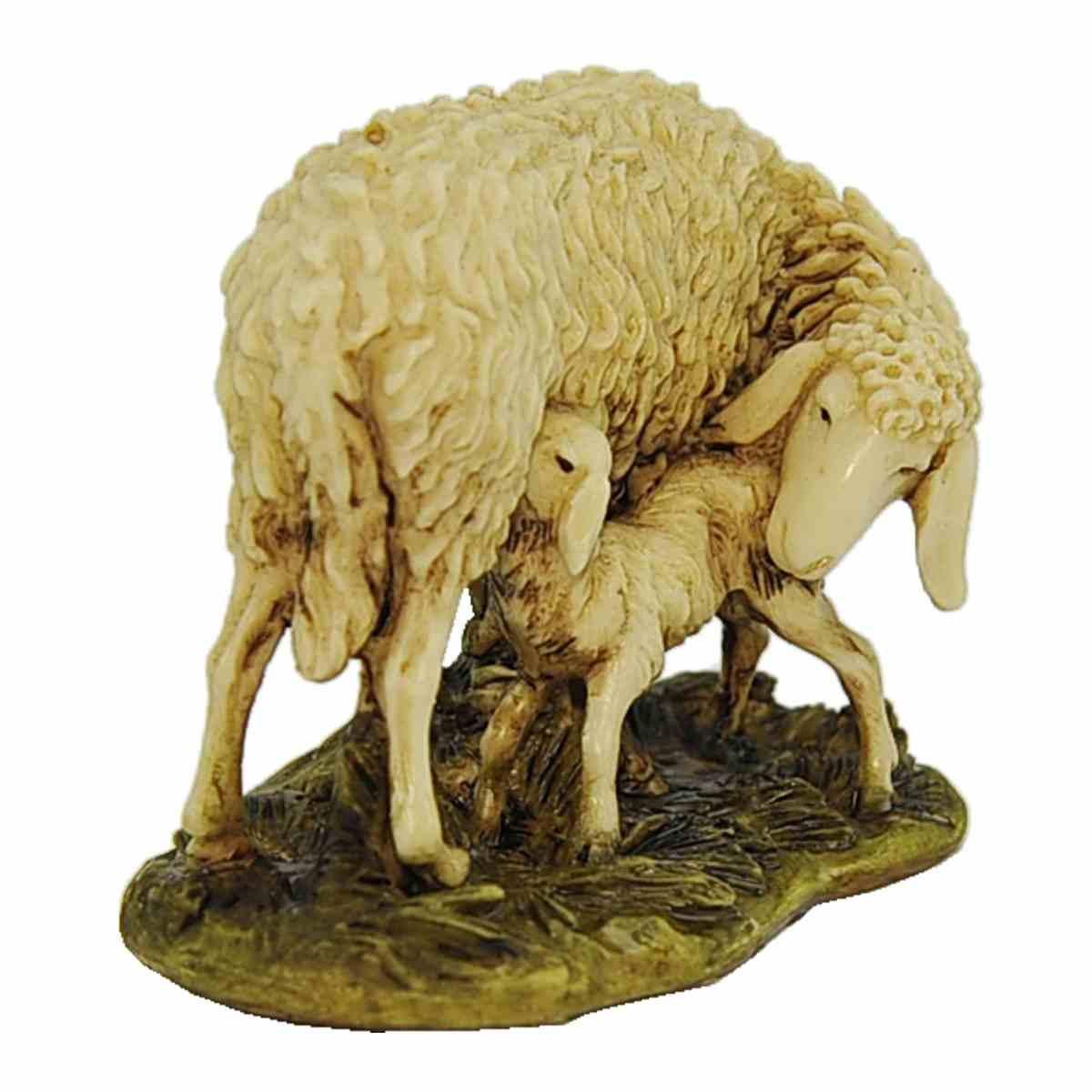 Statua cm.15 Pecora e Agnello Collection | Moranduzzo