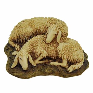 Statua cm.15 Pecore Sdraiate Collection | Moranduzzo
