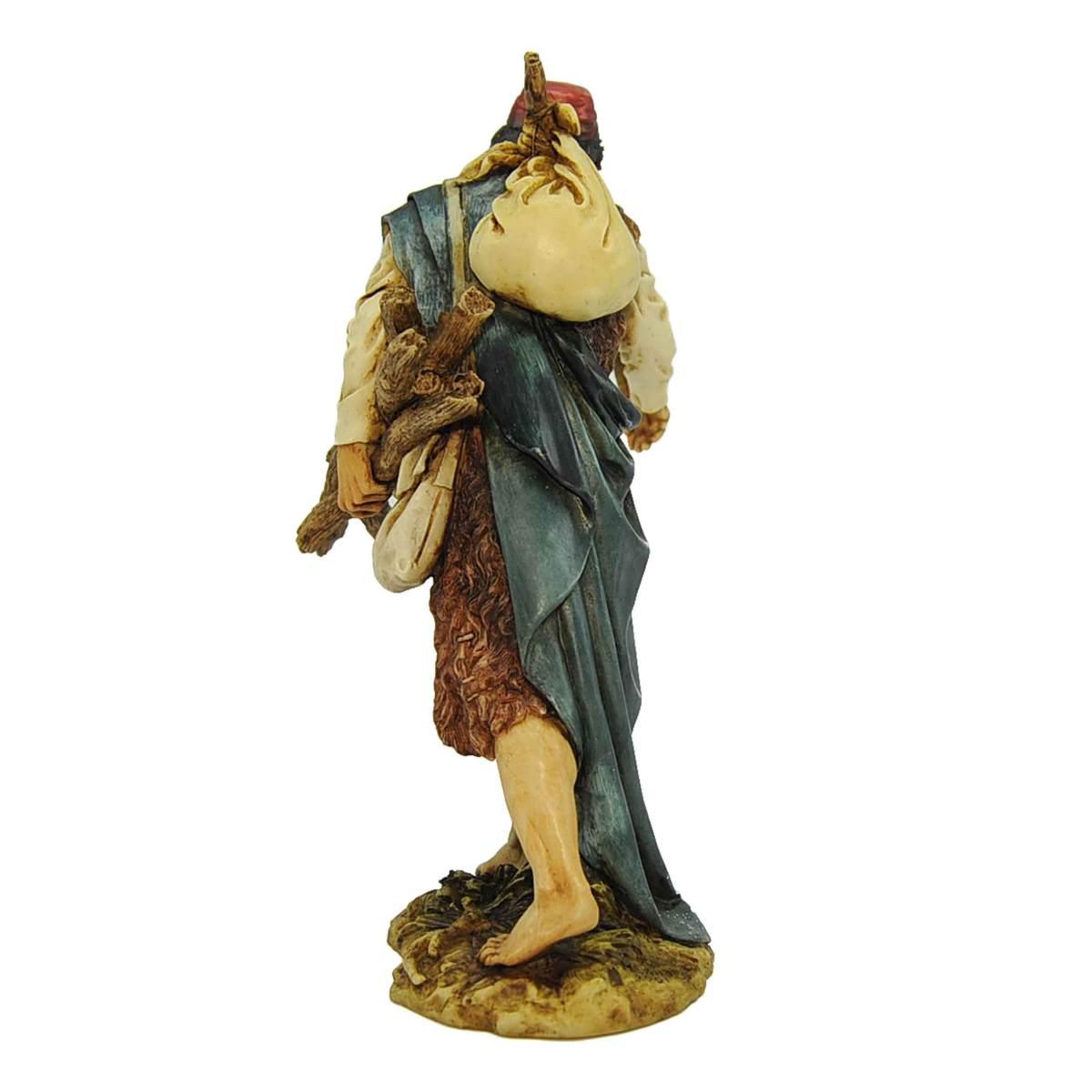 Statua presepe 20 cm viandante collection