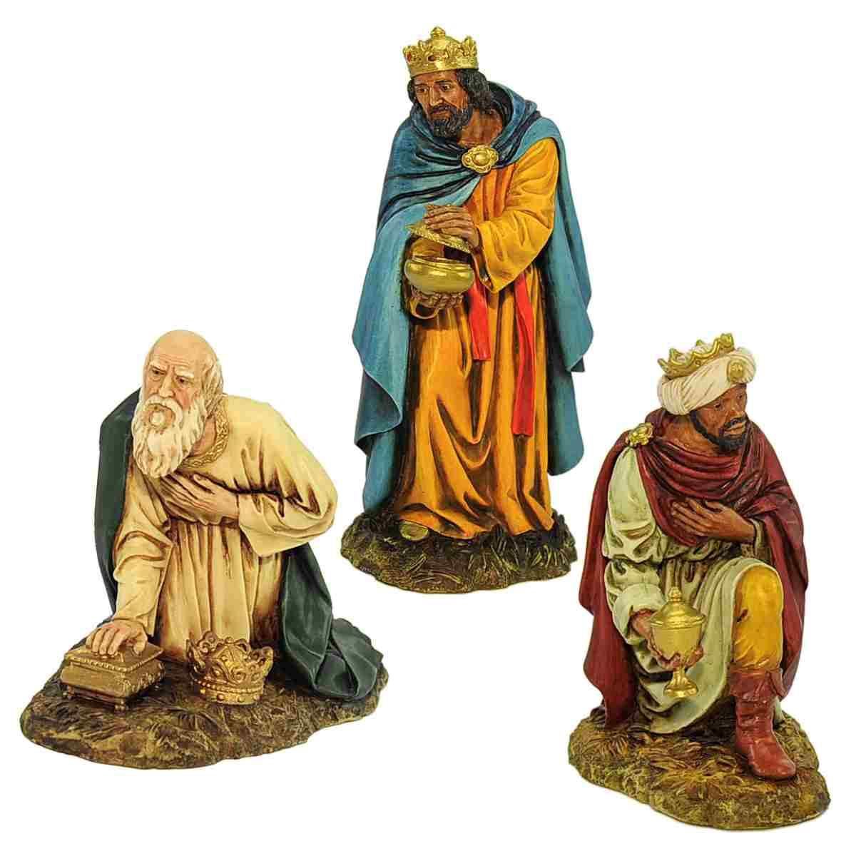Statua cm.20 Re Magi cm.13,5/20,8 Set da 3 Pz. Colletion | Moranduzzo