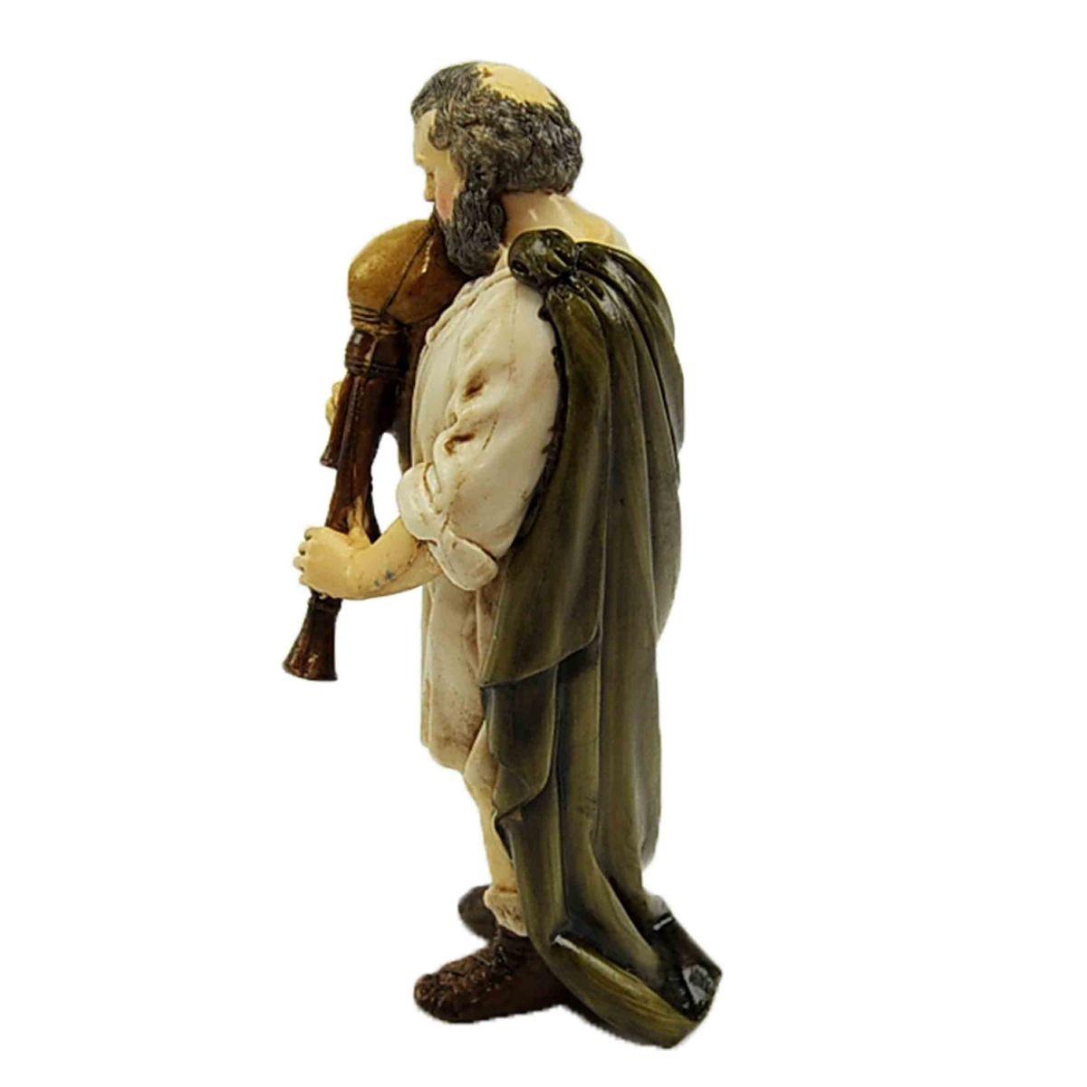 Statua cm.13 Zampognaro con Zampogna | Moranduzzo