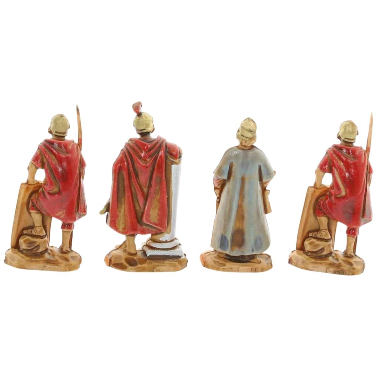 Statua cm.3,5 Erode con Centurioni Set pz.4 |Moranduzzo