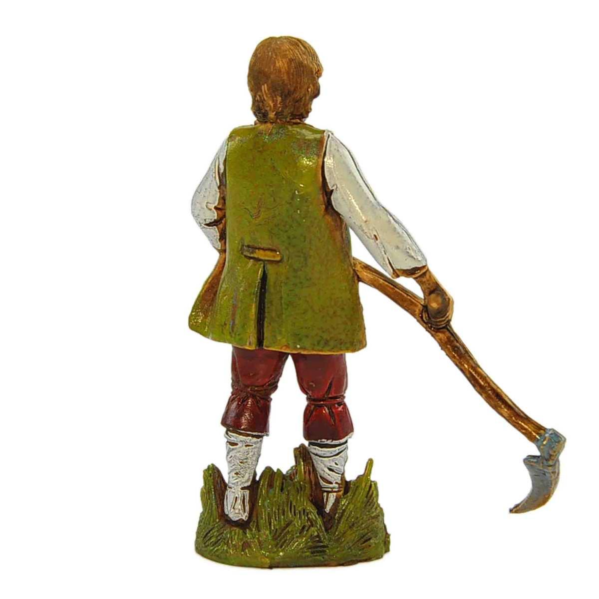 Statua cm.10 Mietitore con Falce | Moranduzzo