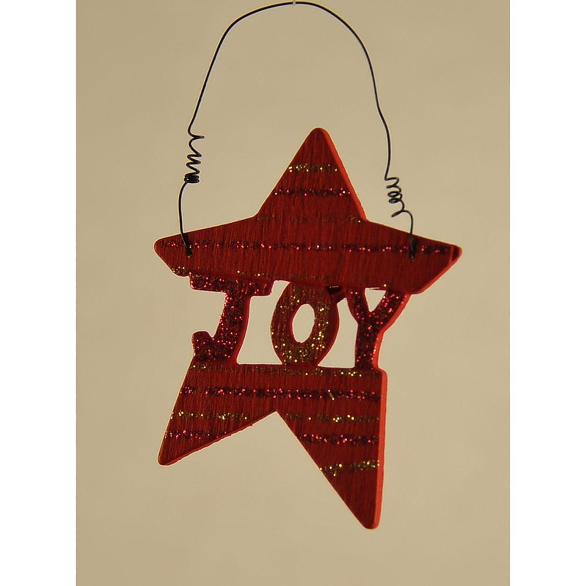 Decorazione Natalizia Legno Love Peace Joy 7 Modelli cm.h10 |M2 Store