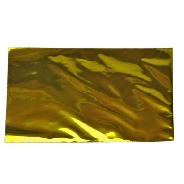 Busta Natale 16x25 PVC Metallizzato Oro