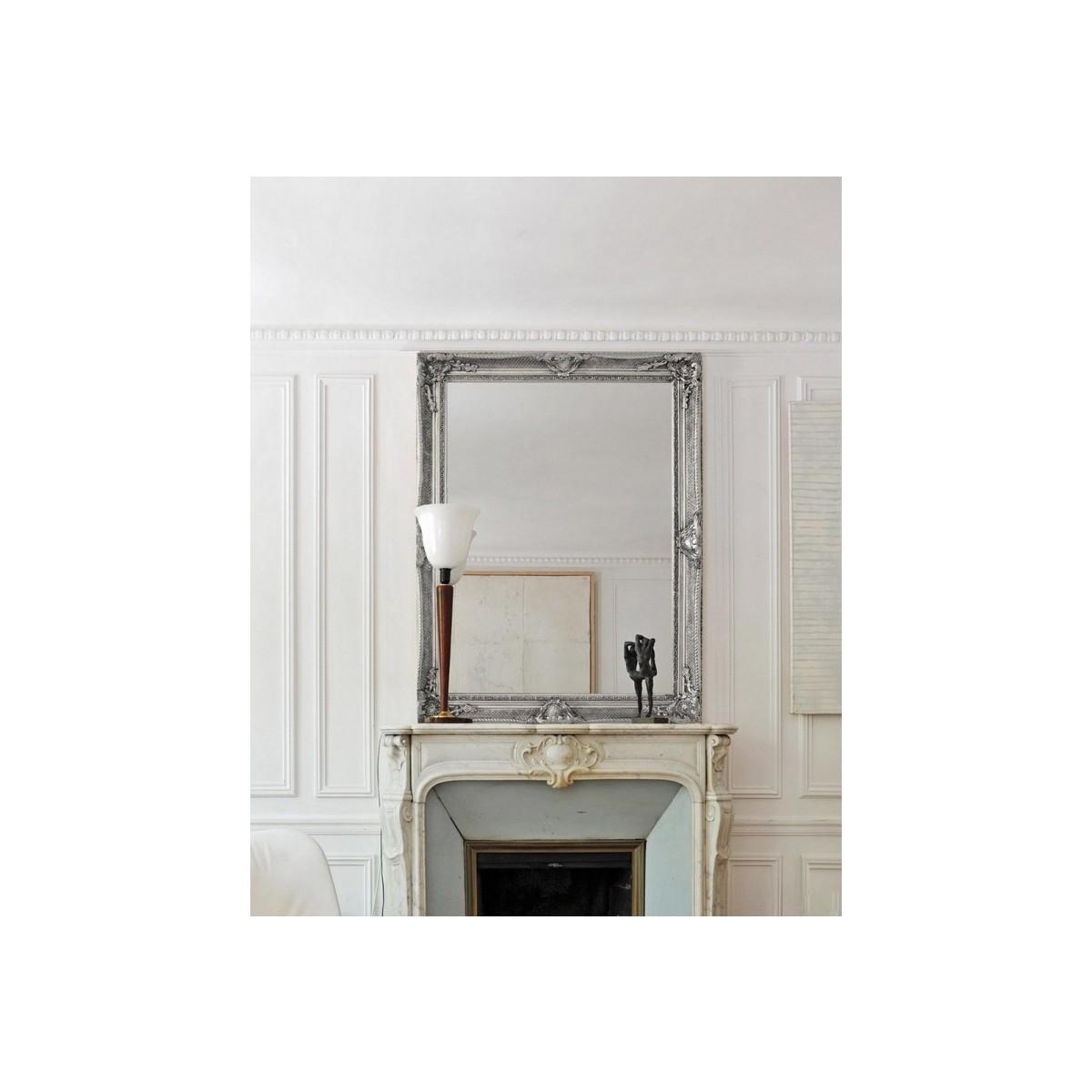 Specchio Miro Con Corniceargento Cm.90X120