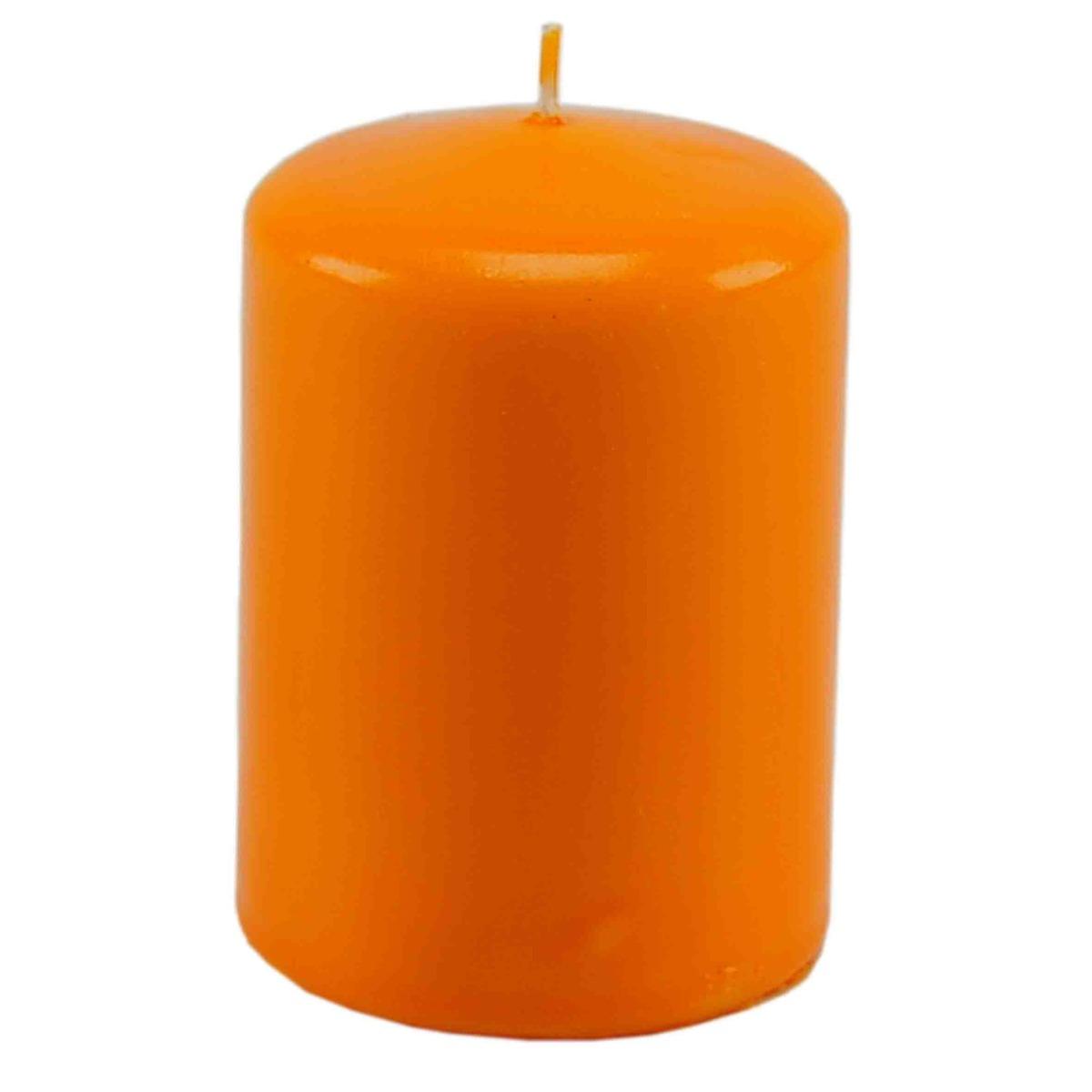 Candela cm.7x10 Cilindro Arancione |Bizzotto