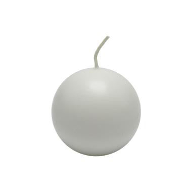 Candela cm.7 Sfera Bianca