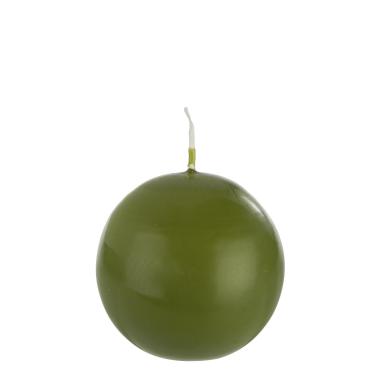 Candela cm.7 Sfera Verde Oliva |Bizzotto