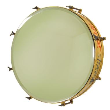 Specchio Drum Tamburo Metallo cm.Ø45