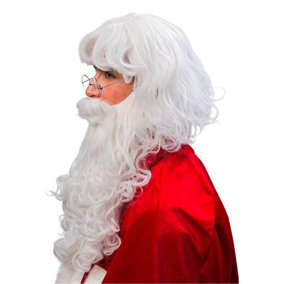 Parrucca Babbo Natale Bianca con Barba
