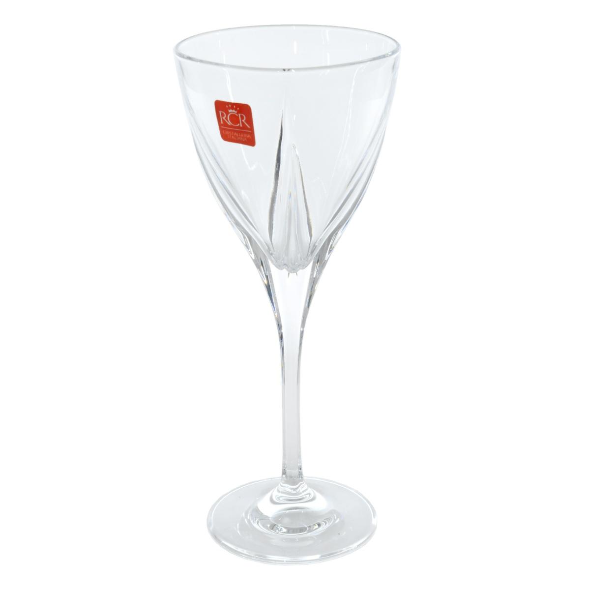 Bicchiere Vino Vetro RCR Fusion ml.250 Set pz.6