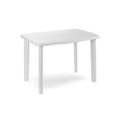 Tavolo Faretto Ovale Bianco PVC cm.101x68x73
