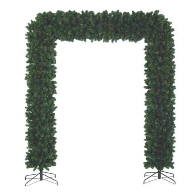 Arco Porta Ghirlanda Natalizia Verde cm.210x240