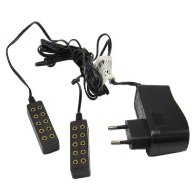 Trasformatore 220V 0,5A Nero 5 Prese Fisse e 5 Tremolanti 3,5V | Rossi Rosa