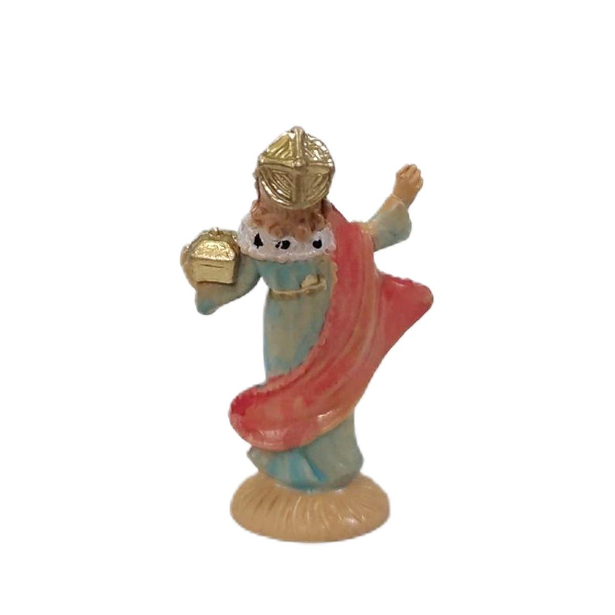 Statua Re Magi cm.6,5 Melchiorre cm.4x2,5xH6,6 | Rossi Rosa