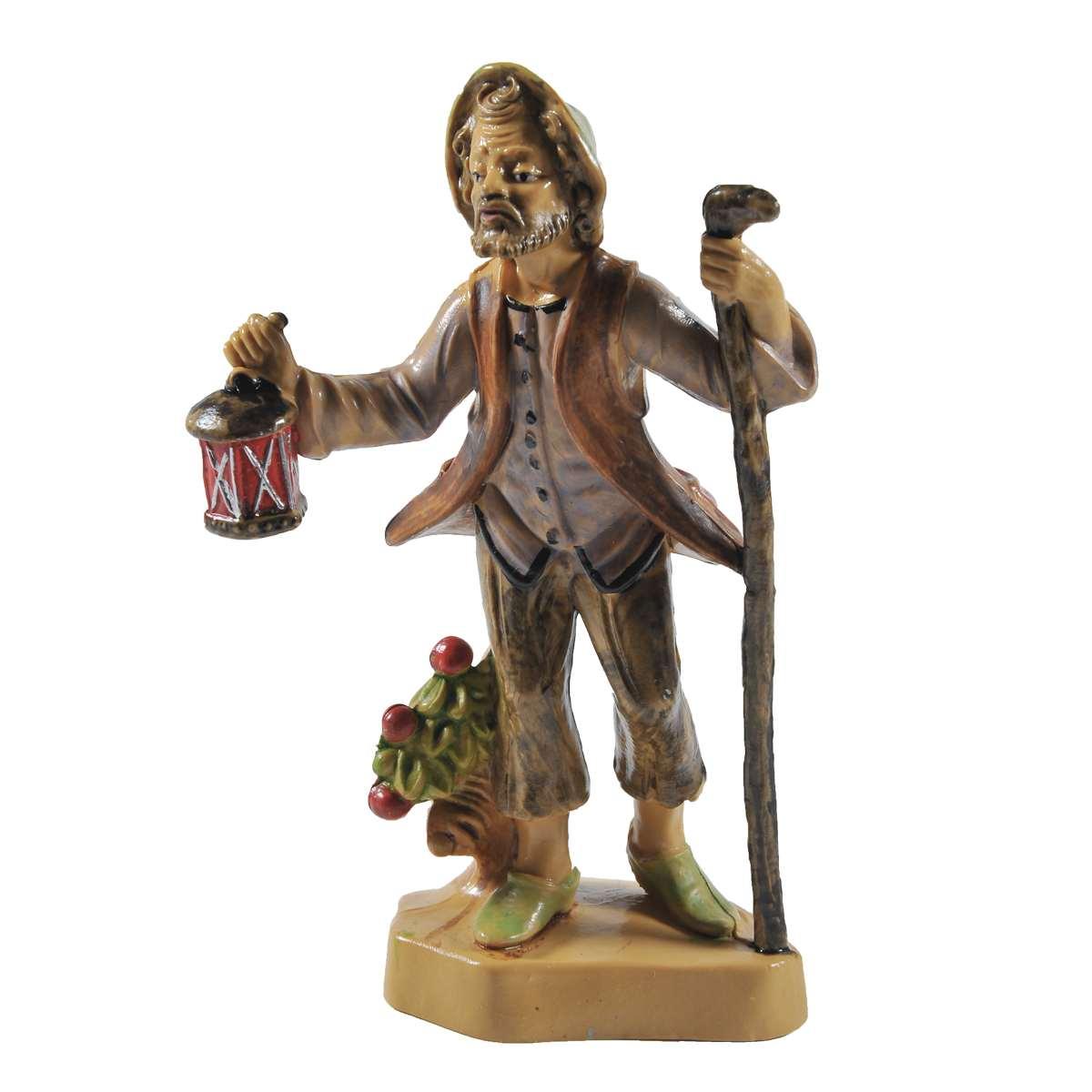 Statua cm.12 Lanternaio | Rossi Rosa