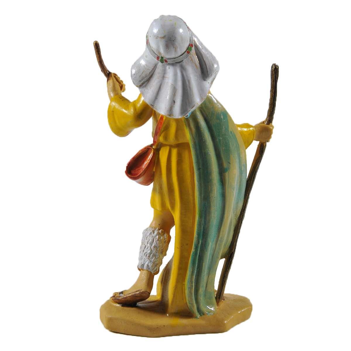 Statua cm.12 Viandante Arabo con Bastone | Rossi Rosa