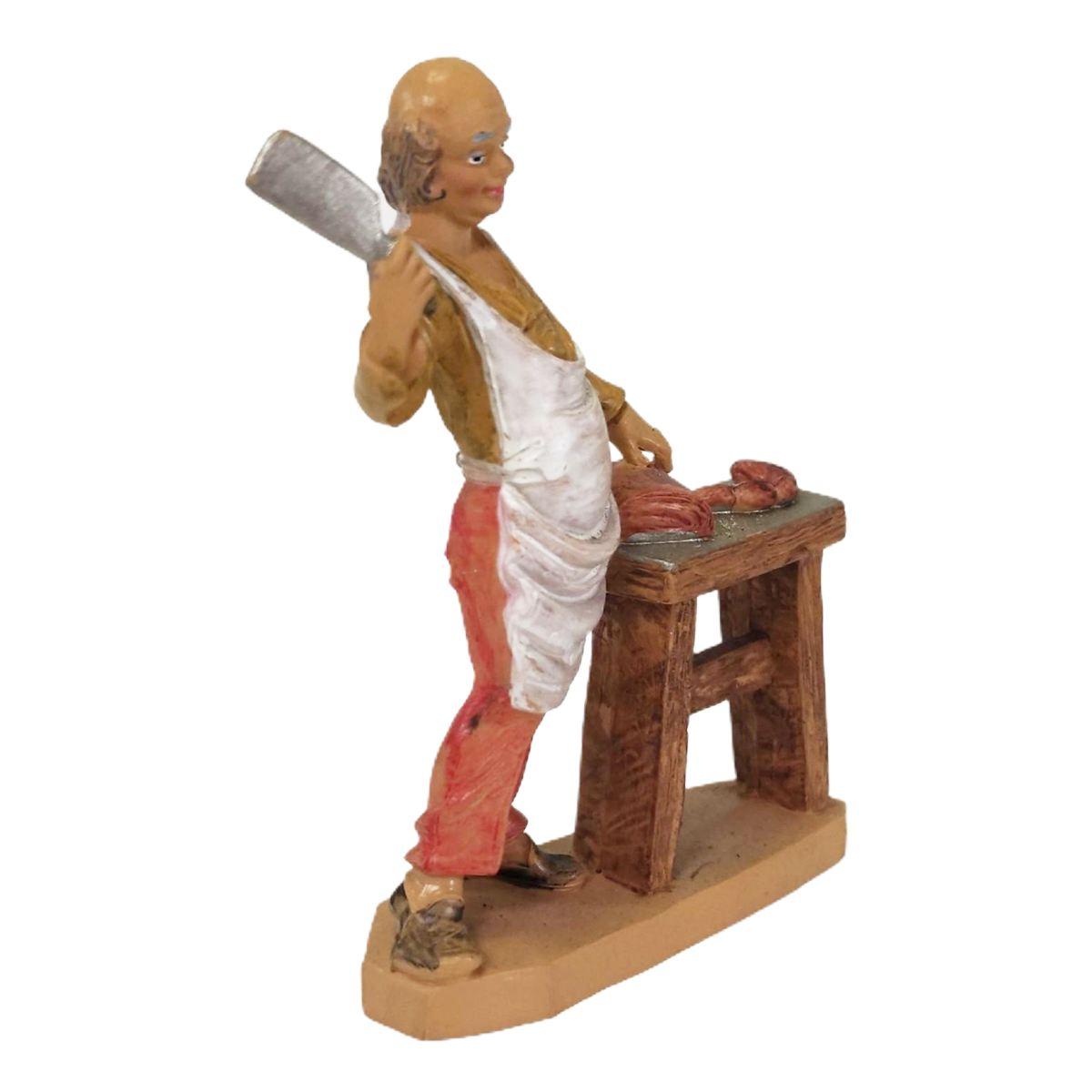 Statua cm.12 Macellaio | Rossi Rosa