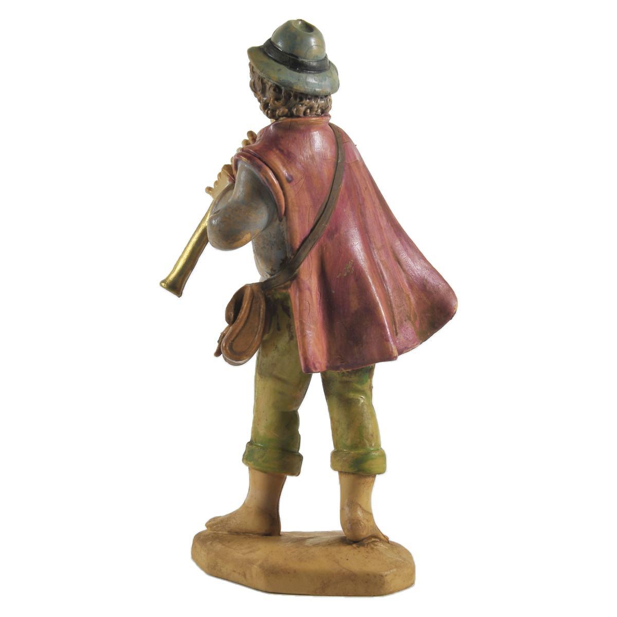 Statua cm.16 Pifferaio | Rossi Rosa