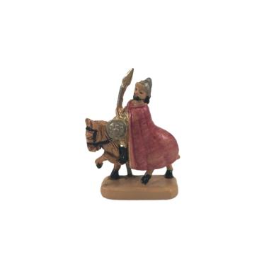 Statue Presepe - Soldato Romano a Cavallo cm.4