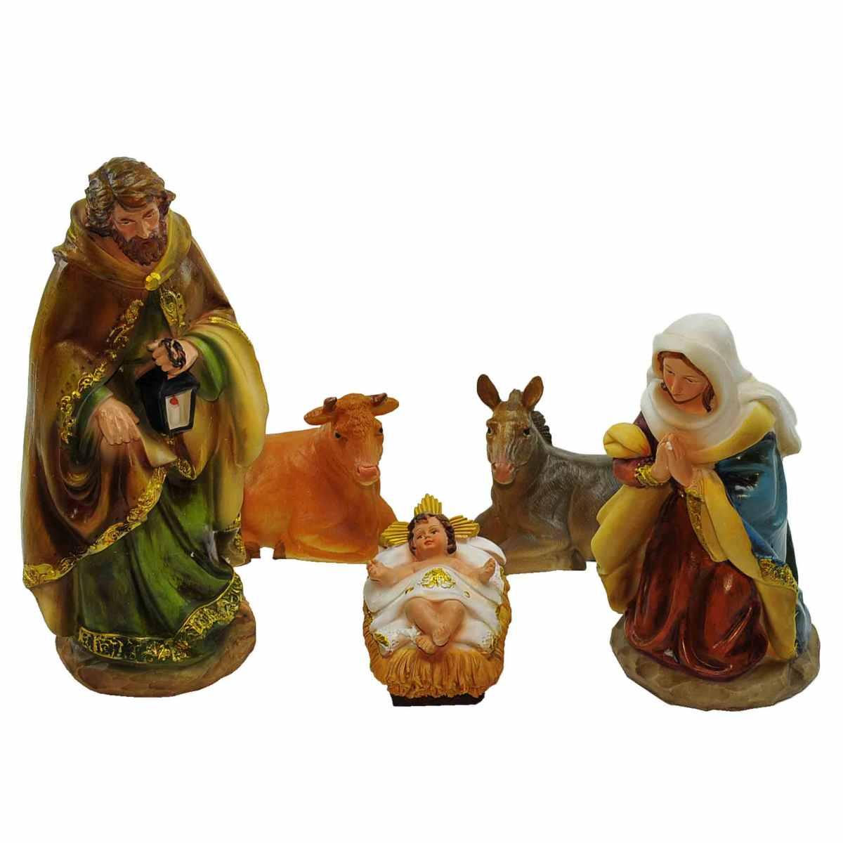 Nativit cm.30 Set da 11 Pz. | Rossi Rosa