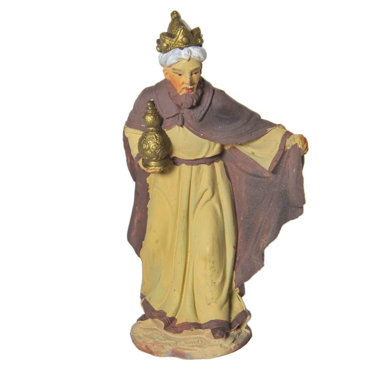 Statua Re Magi cm.10 Gaspare cm.3,5x3xH10 | Rossi Rosa