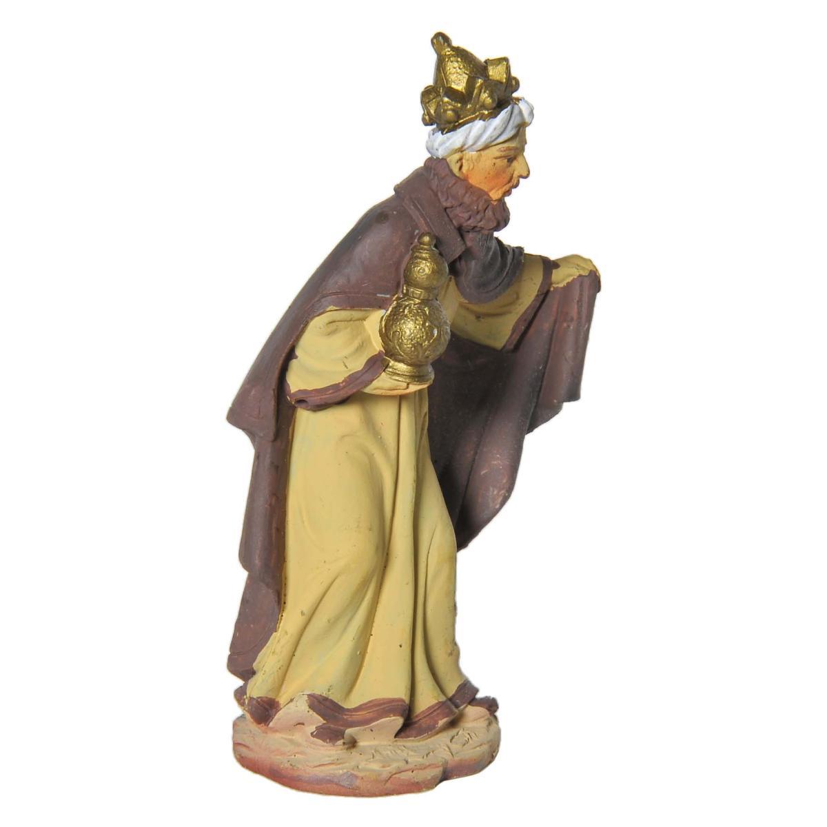 Statua Re Magi cm.10 Gaspare cm.3,5x3xH10 | Rossi Rosa