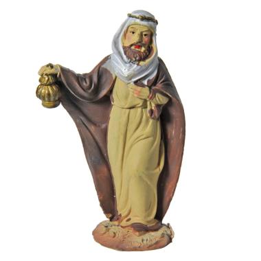 Statue Presepe - Re Magio Melchiorre cm.5,5x3xH9,5 cm.10