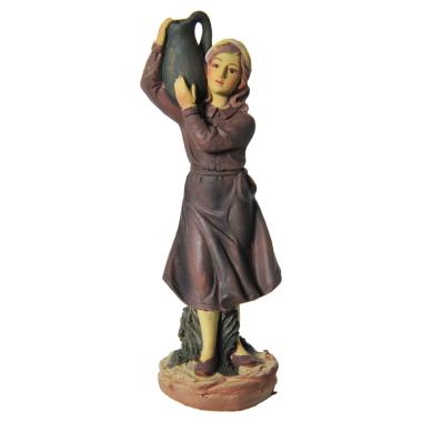 Statue Presepe - Donna con Brocca cm.10