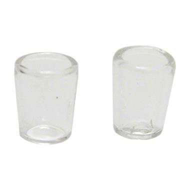 Bicchiere Vetro mm.10x13 Set pz.2