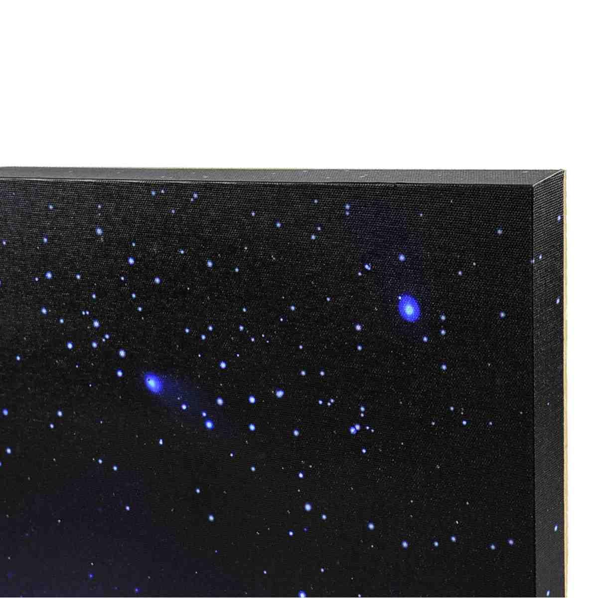 Pannello Cielo e Montagne Stelle Luminose a Fibra Ottica cm.60x2x40 | Rossi Rosa