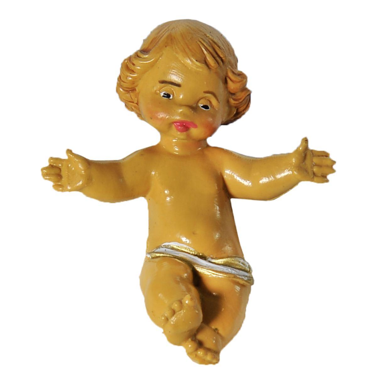 Statua Ges Bambino cm.10/12 senza Culla m.3,5x1x4 | Rossi Rosa