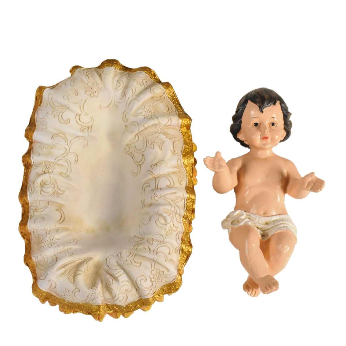 Nativit cm.46 Set da 3 Pz. | Rossi Rosa