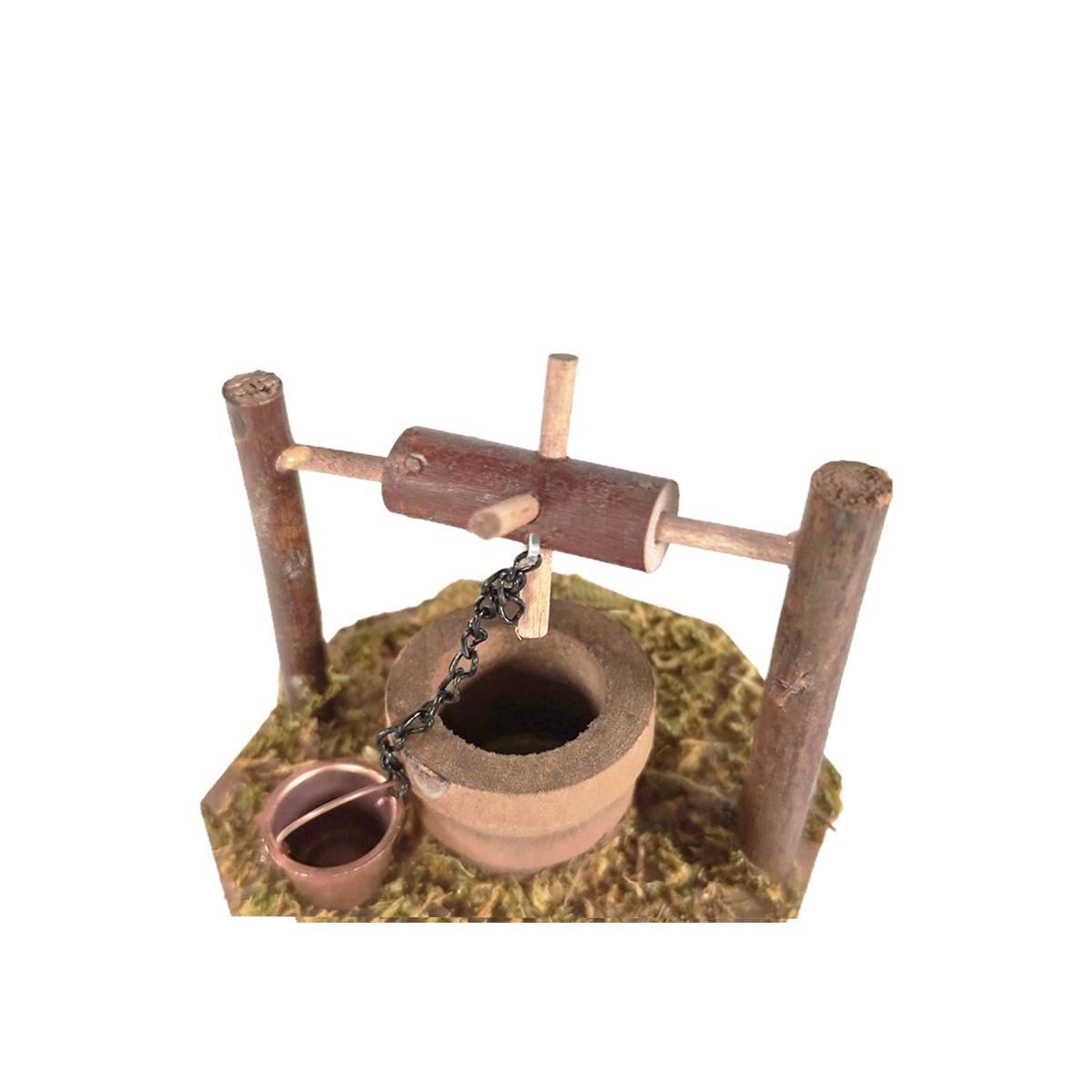 Pozzo Legno cm.9x9xH8,5 | Rossi Rosa