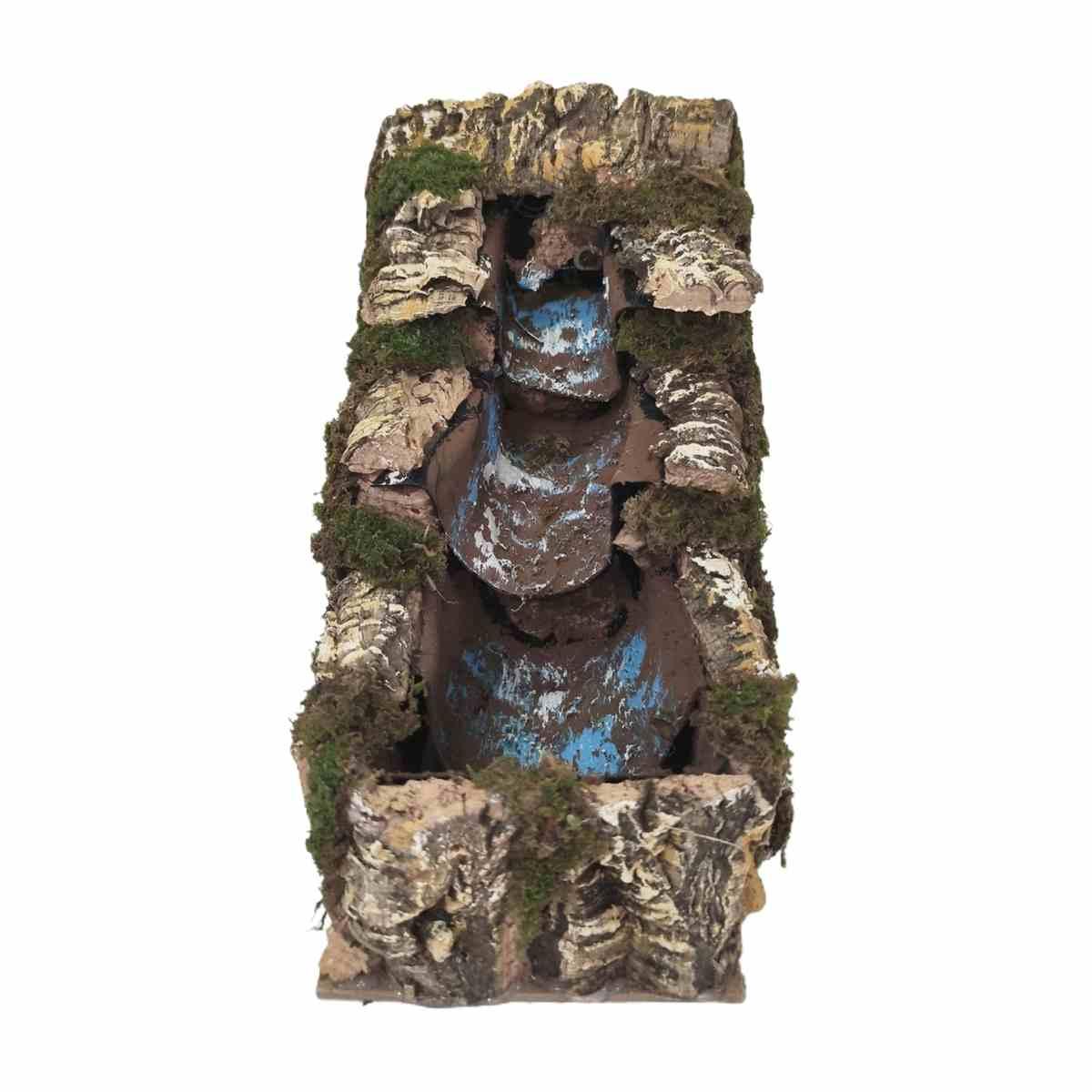 Cascata Elettrica a Acqua con Pompa cm.10x21x19 | Rossi Rosa