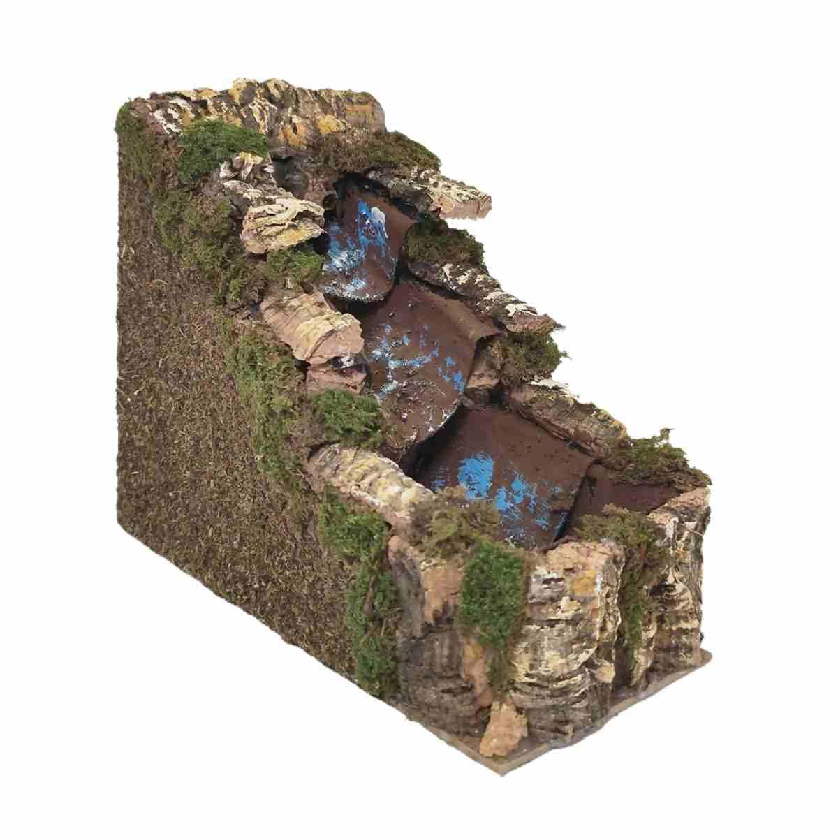 Cascata Elettrica a Acqua con Pompa cm.10x21x19 | Rossi Rosa