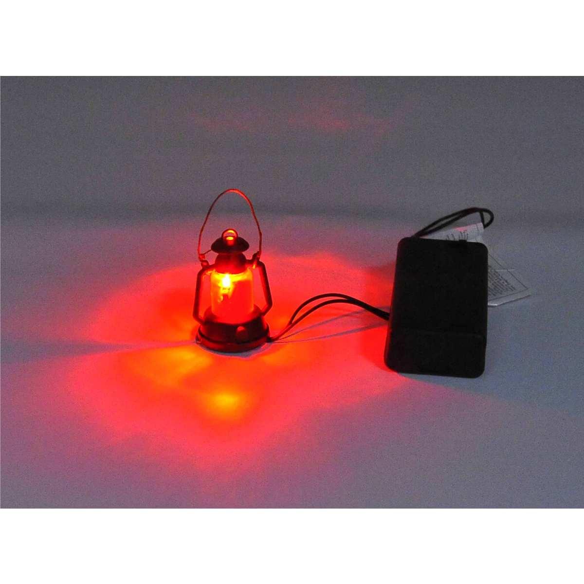Lanterna con Luce Rossa a Batteria 3V cm.4x3 | Rossi Rosa