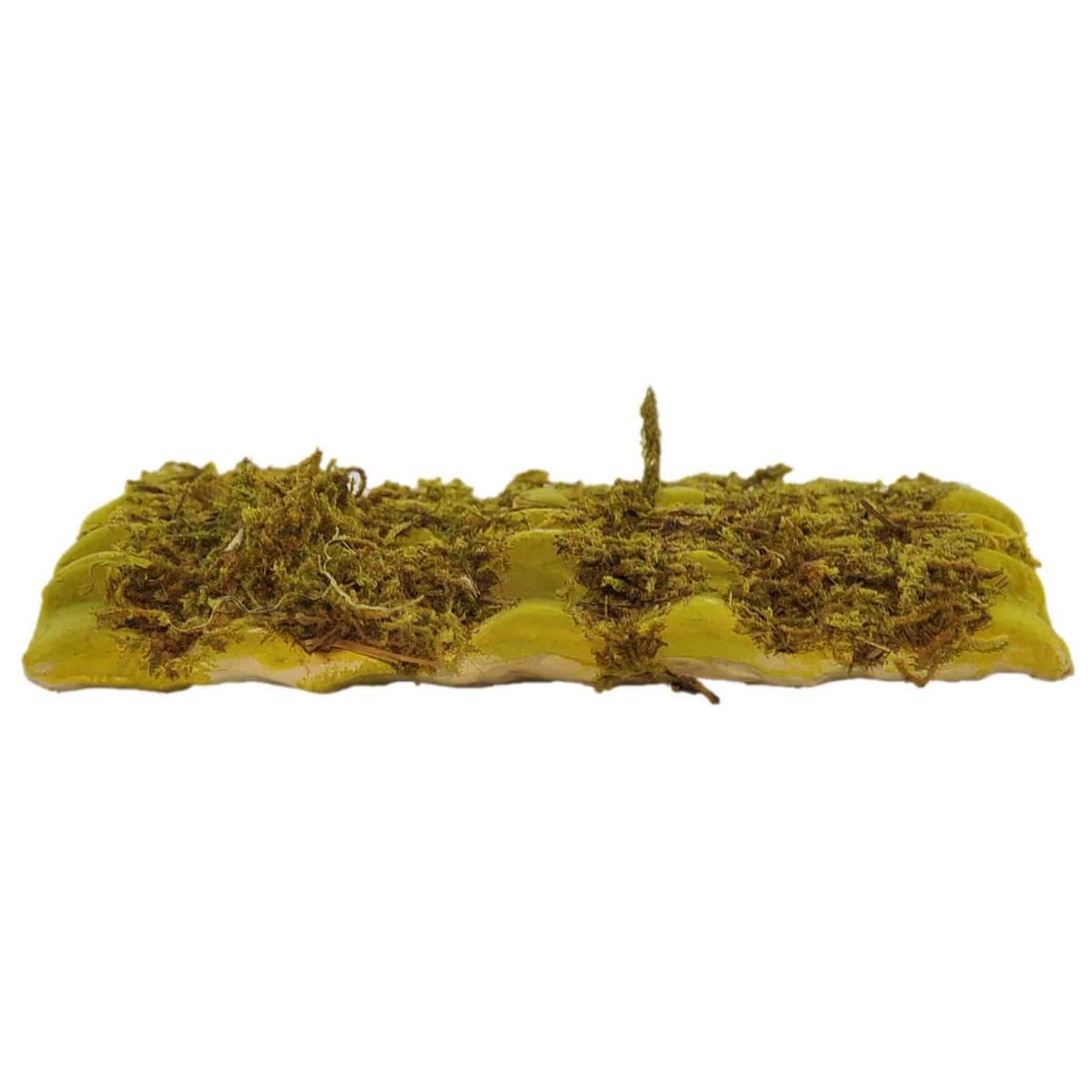 Pannello Tegole Tegole in e Muschio cm.13x7 | Rossi Rosa