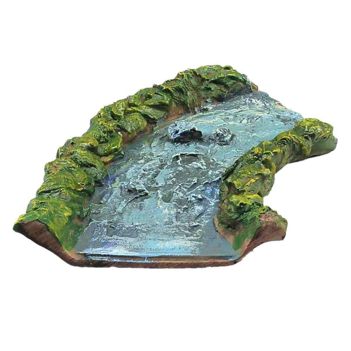 Ruscello Componibile con Curva Sinistra cm.23x13xH3 | Rossi Rosa