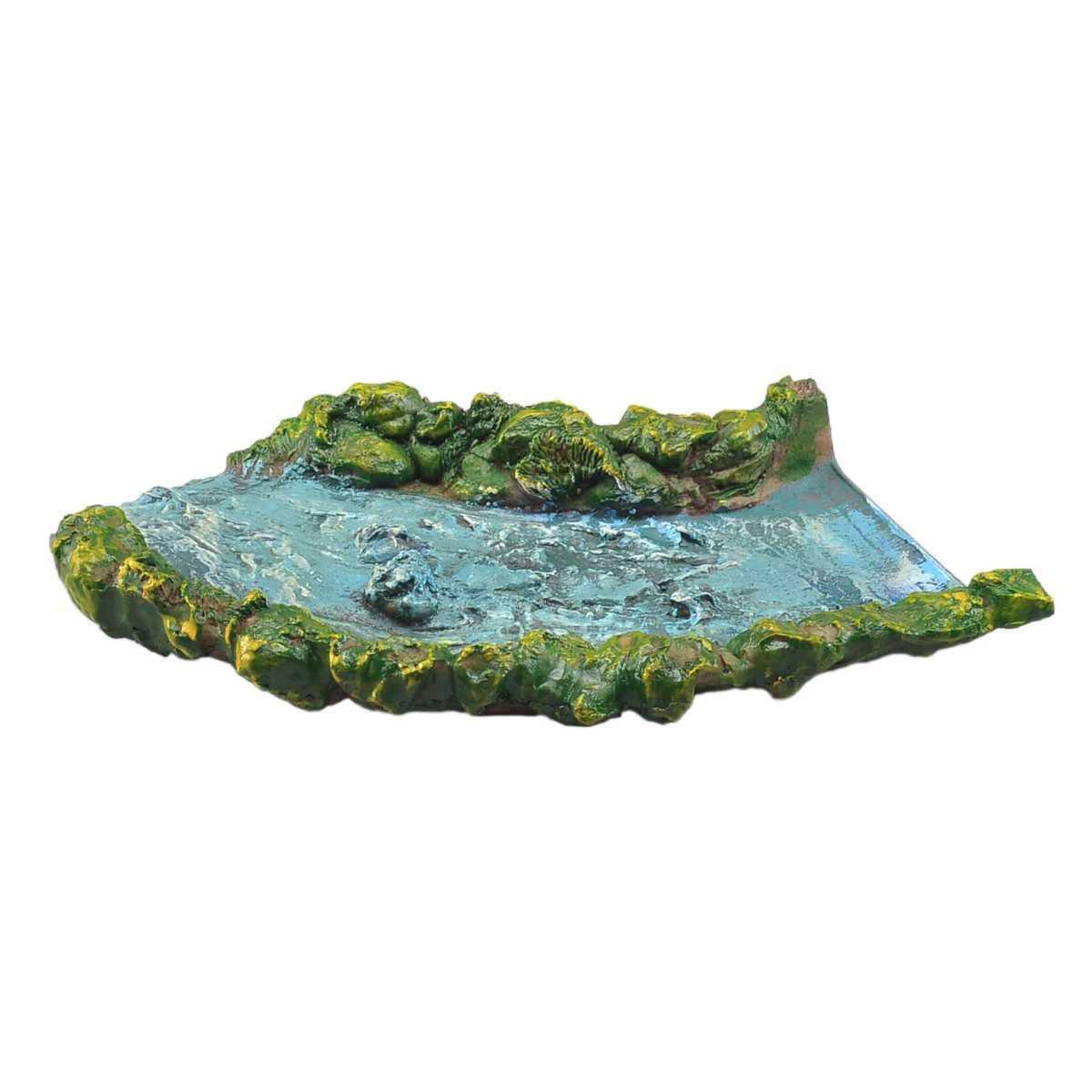 Ruscello Componibile con Curva Sinistra cm.23x13xH3 | Rossi Rosa