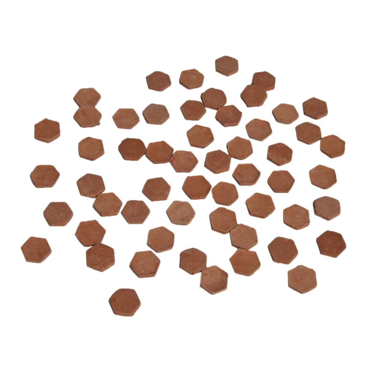 Piastrella Esagonale Terracotta mm.15x1 pz.55 | Rossi Rosa