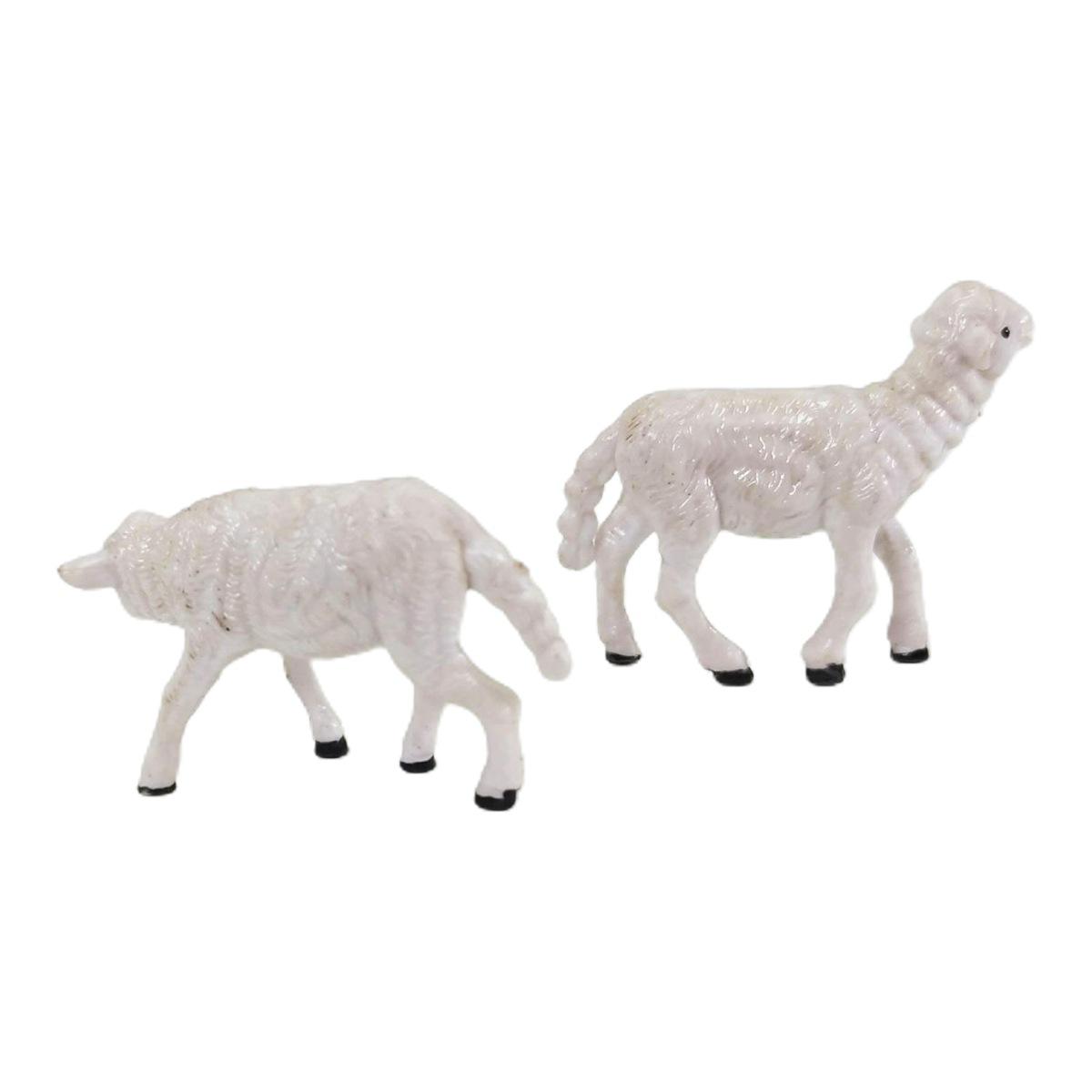 Animali Pecore cm.6 Set pz.2 | Rossi Rosa