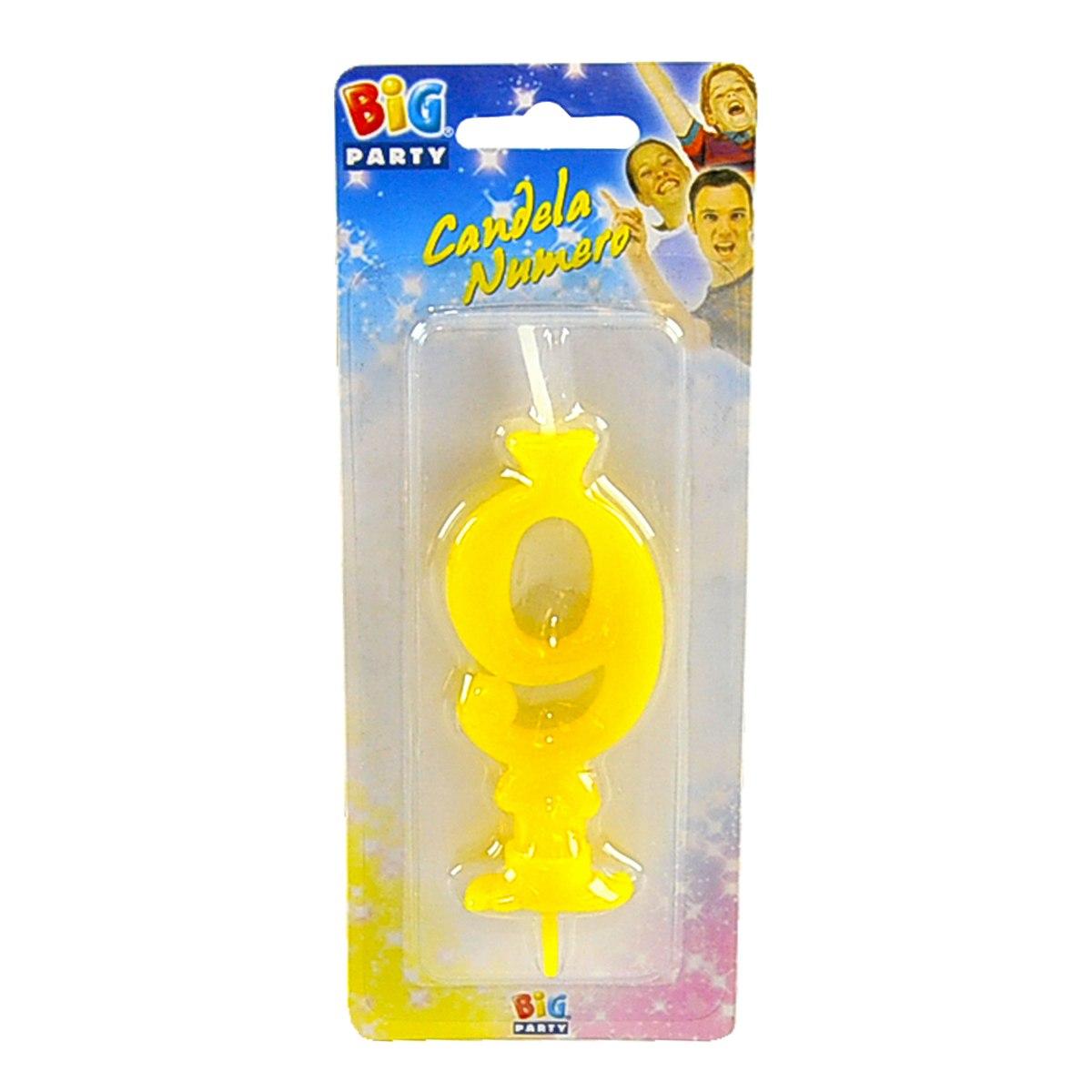 Candelina Compleanno N.9 Gialla |M2 Store