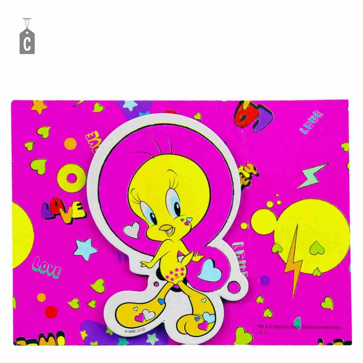 Stickers Disney Titty e Silvestro Magnetici cm.8 10 Soggetti