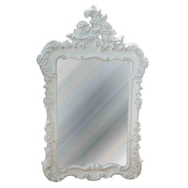Specchio Legno Bianco cm.63x5x100