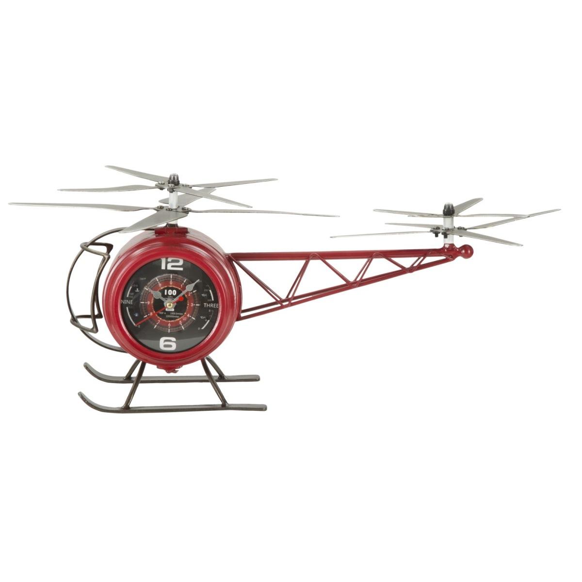 Orologio da Tavolo Elicottero Metallo 42x23x22 810 | Mauro Ferretti